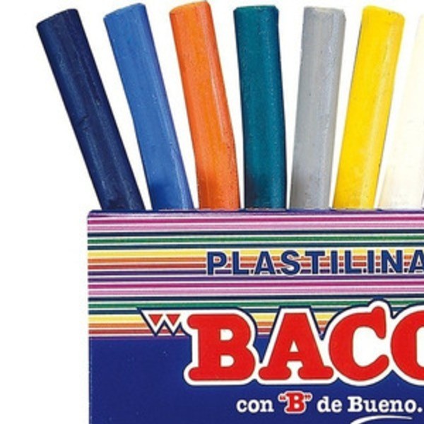 PLASTILINA C10 BARRAS COLORES BACO C.100